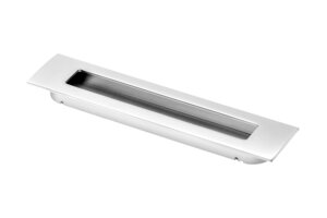 GTV Ручка врезная UZ-Е6 C=128, хром