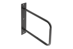 GTV Полкодержатель декоративный для деревянных полок BELT, 23×22см, чёрный матовый