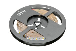 GTV Светодиодная лента 5630, DC12В, 300LED/5м, 16 Вт/м, 1700 лм/м, 6500К, IP65, рулон 5 м
