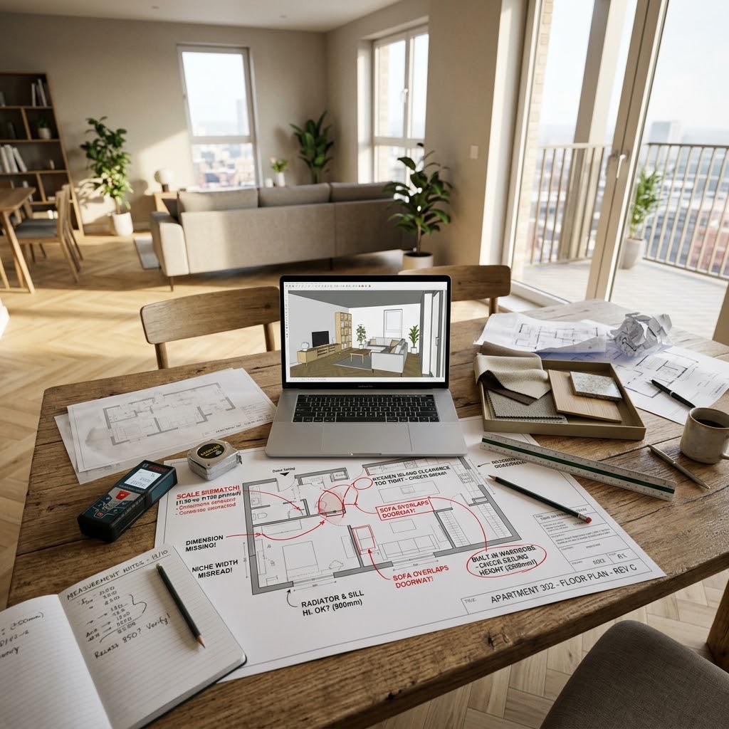 Как читать дизайн-проект и замеры: 12 ошибок покупателей при заказе мебели в новостройке