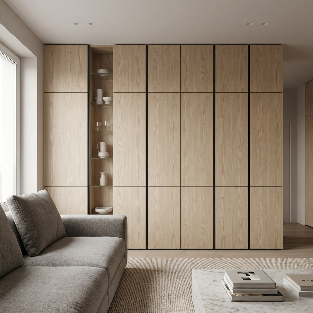 Раздвижная перегородка Ясень Тронхейм (арт. H1225 ST12), Egger