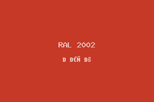 Алый (RAL 2002)