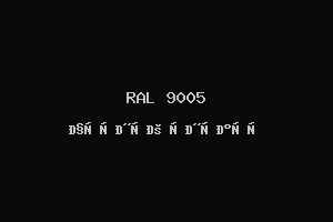 Чёрный янтарь (RAL 9005)